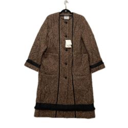 IENA イエナ レディース ファンシーキルティングコート SIZE F ブラウン Sランク