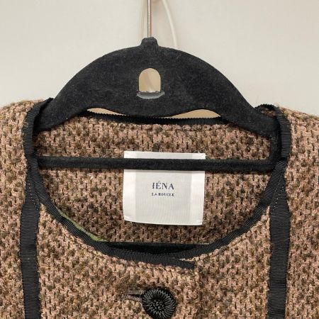 IENA イエナ レディース ファンシーキルティングコート SIZE F ブラウン