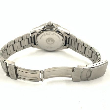 SEIKO セイコー 7S26-0050  自動巻き デイデイト ダイバー 腕時計 SKX0237 シルバー x ブラック 日差+70前後 ジャンク品 現状渡し