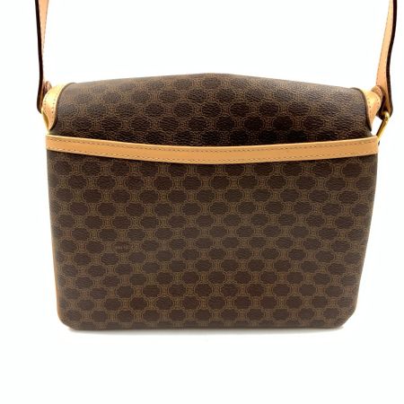 CELINE セリーヌ ヴィンテージ マカダム ショルダーバッグ M13 ブラウン