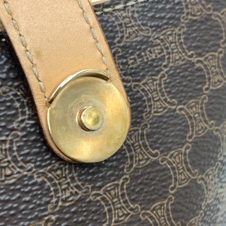 CELINE セリーヌ ヴィンテージ マカダム ショルダーバッグ M13 ブラウン