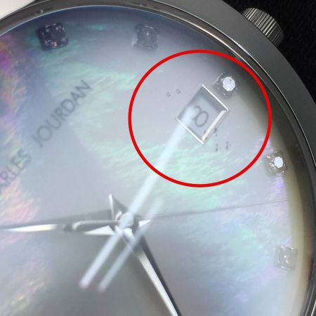  CHARLES JOURDAN シャルル ジョルダン 783.0252 ホワイトシェル メンズ クォーツ 腕時計