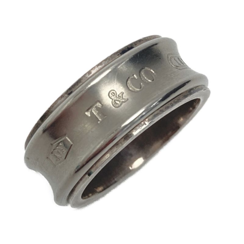 中古】 Tiffany & Co. ティファニー 1837 リング 12号 925Ti チタン 