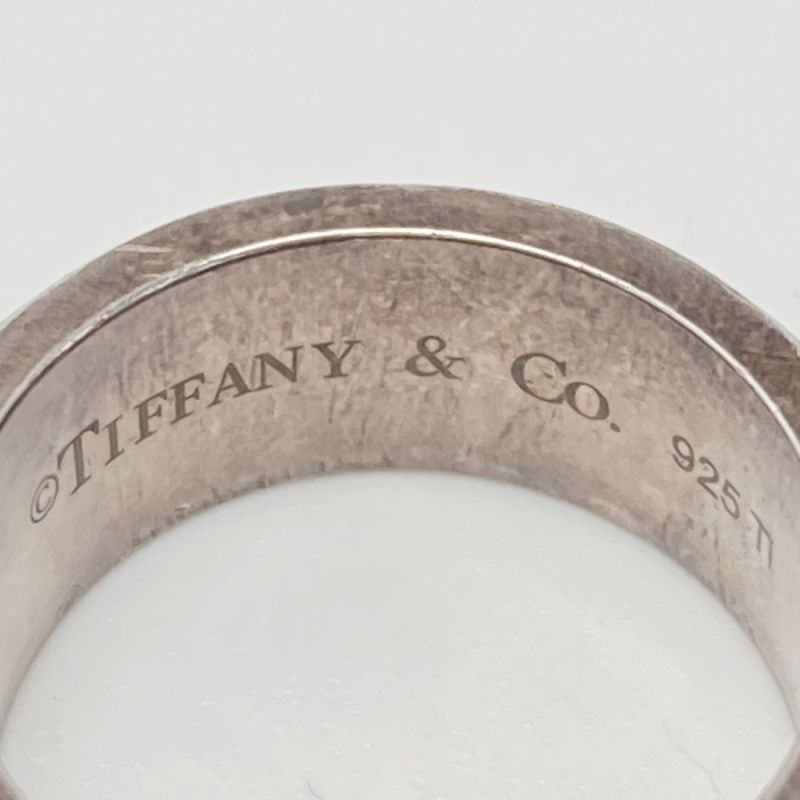 中古】 Tiffany & Co. ティファニー 1837 リング 12号 925Ti チタン 