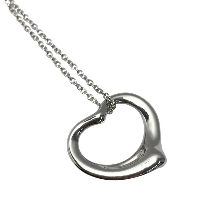 Tiffany & Co. ティファニー オープンハート ネックレス Pt950 プラチナ Open Heart｜中古｜なんでもリサイクルビッグバン