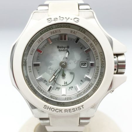  CASIO カシオ Baby-G トリッパー BGA-1300-7AJF ホワイト 電波ソーラー レディース 腕時計