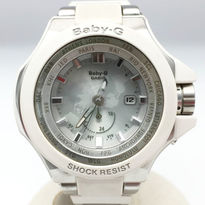 CASIO カシオ Baby-G トリッパー BGA-1300-7AJF ホワイト 電波ソーラー レディース 腕時計｜中古｜なんでもリサイクルビッグバン