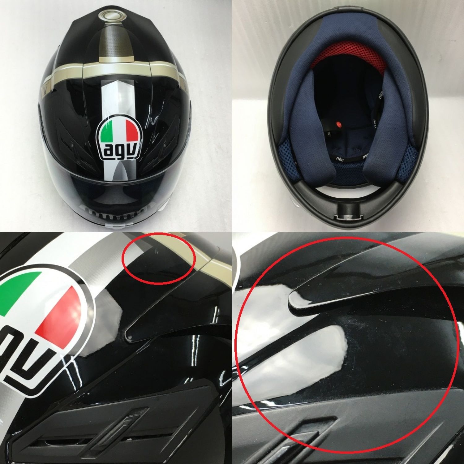 中古】 AGV エージーブイ AF-1 スウォード 46 サイズM 58cm フル