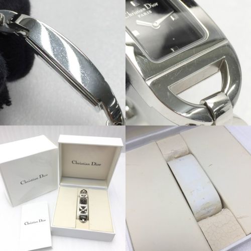 中古 Christian Dior クリスチャンディオール Pandiora パンディオラ D78 108 ブラック シルバー クォーツ 腕時計 箱有 Cランク 総合リサイクルショップ なんでもリサイクルビッグバン オンラインショップ