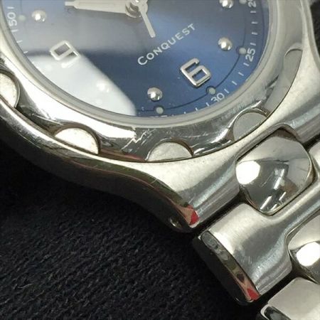 LONGINES ロンジン コンクエスト デイト L1 131 4 ネイビー クォーツ レディース 腕時計｜中古｜なんでもリサイクルビッグバン