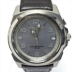 ☆☆ SEIKO セイコー ブライツ 電波ソーラー SAGZ019 グレー 腕時計 BRIGHTZ 箱・取説付 Sランク