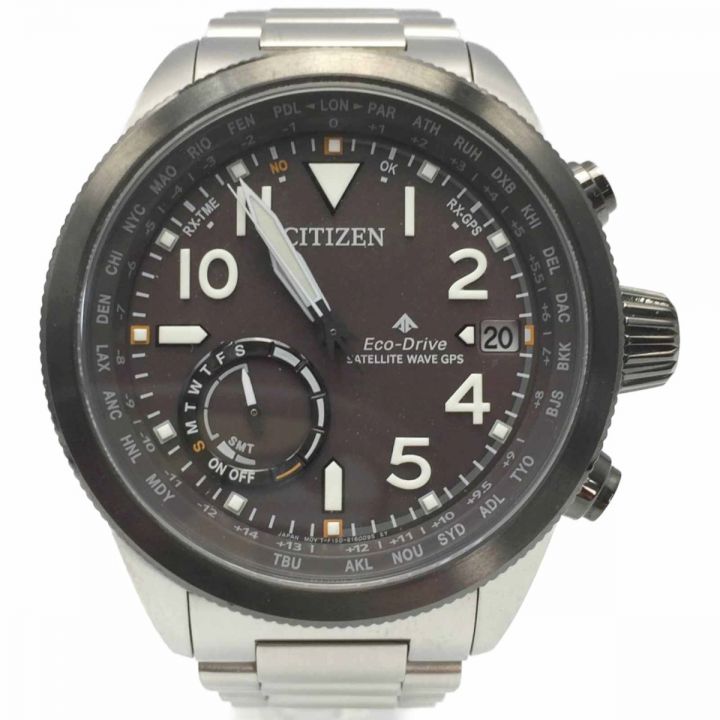 中古】 CITIZEN シチズン プロマスター エコドライブ CC3064-86E ブラウン GPSソーラー メンズ 腕時計 箱・取説有｜総合リサイクルショップ  なんでもリサイクルビッグバン オンラインストア