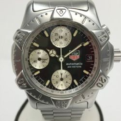 ☆☆ TAG HEUER タグホイヤー クロノグラフ ダイバー 740.306 ブラック 自動巻き メンズ 腕時計 本体のみ Bランク