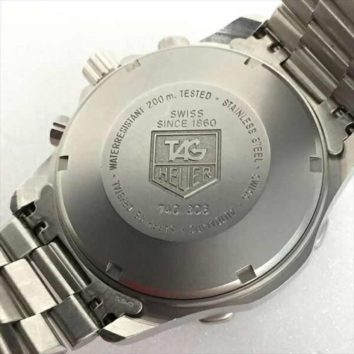 TAG HEUER タグホイヤー クロノグラフ ダイバー 740.306 ブラック 自動巻き メンズ 腕時計  本体のみ｜中古｜なんでもリサイクルビッグバン