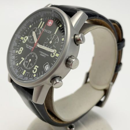  WENGER コマンドクロノ SMT デザイン 70725/536.0765 ブラック クォーツ メンズ 腕時計