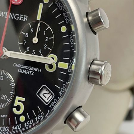  WENGER コマンドクロノ SMT デザイン 70725/536.0765 ブラック クォーツ メンズ 腕時計