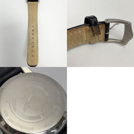  WENGER コマンドクロノ SMT デザイン 70725/536.0765 ブラック クォーツ メンズ 腕時計