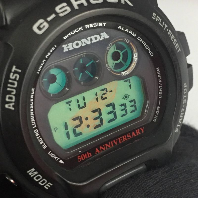 中古】 CASIO カシオ G-SHOCK HONDA COLLECTION 50周年 DW-6900