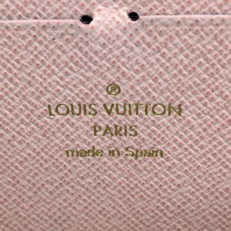  LOUIS VUITTON ルイヴィトン ダミエ・アズール ポルトフォイユ・クレマンス 長財布 N61264 アイボリー×ピンク