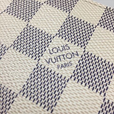  LOUIS VUITTON ルイヴィトン ダミエ・アズール ポルトフォイユ・クレマンス 長財布 N61264 アイボリー×ピンク