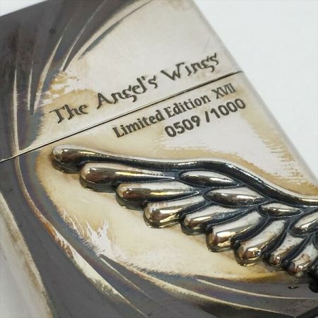 ☆☆ ZIPPO ジッポ The Angel's Wings17 1000個限定生産 シルバー エンジェルウイング ライター Bランク