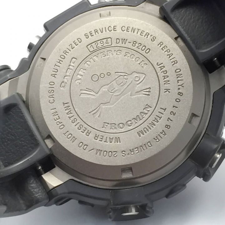 CASIO カシオ G-SHOCK フロッグマン DW-8200-1A ブラック クォーツ メンズ 腕時計 FROGMAN ｜中古｜なんでもリサイクルビッグバン