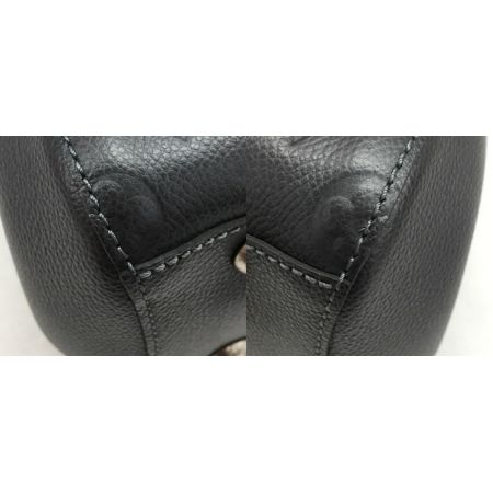  LOUIS VUITTON ルイヴィトン モノグラム アンプラント スタッズ モンテーニュBB M50665 ブラック