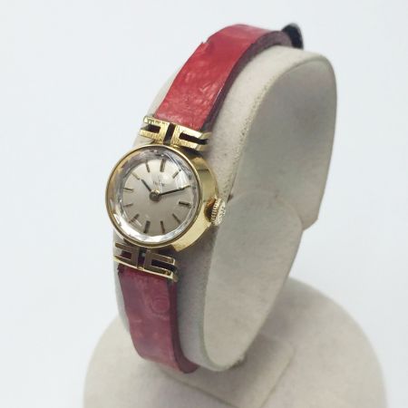  TUDOR カットガラス K18 1922 シルバー文字盤 手巻き レディース 腕時計 アンティーク