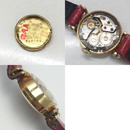 中古】 TUDOR カットガラス K18 1922 シルバー文字盤 手巻き