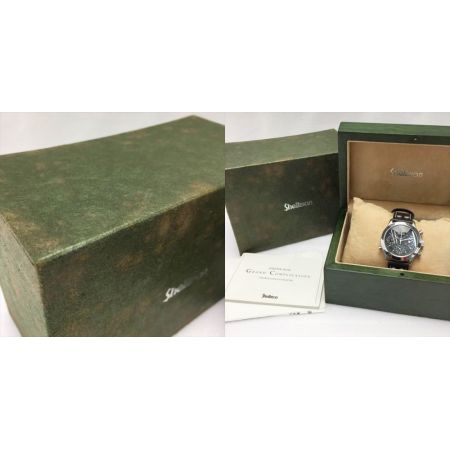  SHELLMAN&CO. グランドコンプリケーション 6770-H19209 ブラック クォーツ 腕時計 箱・取説有