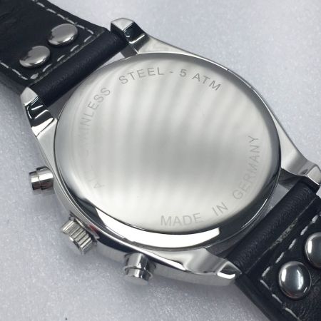  Laco Trier トリーア クロノグラフ 861915 ブラック クォーツ メンズ 腕時計 ミリタリー