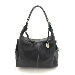 ☆☆ TODS トッズ ワンショルダーバッグ ブラック レザー Bランク