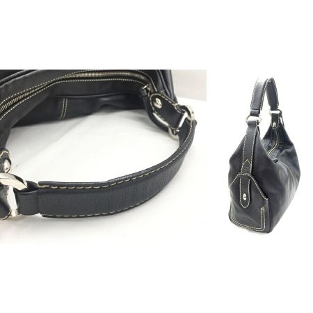  TODS トッズ ワンショルダーバッグ ブラック レザー