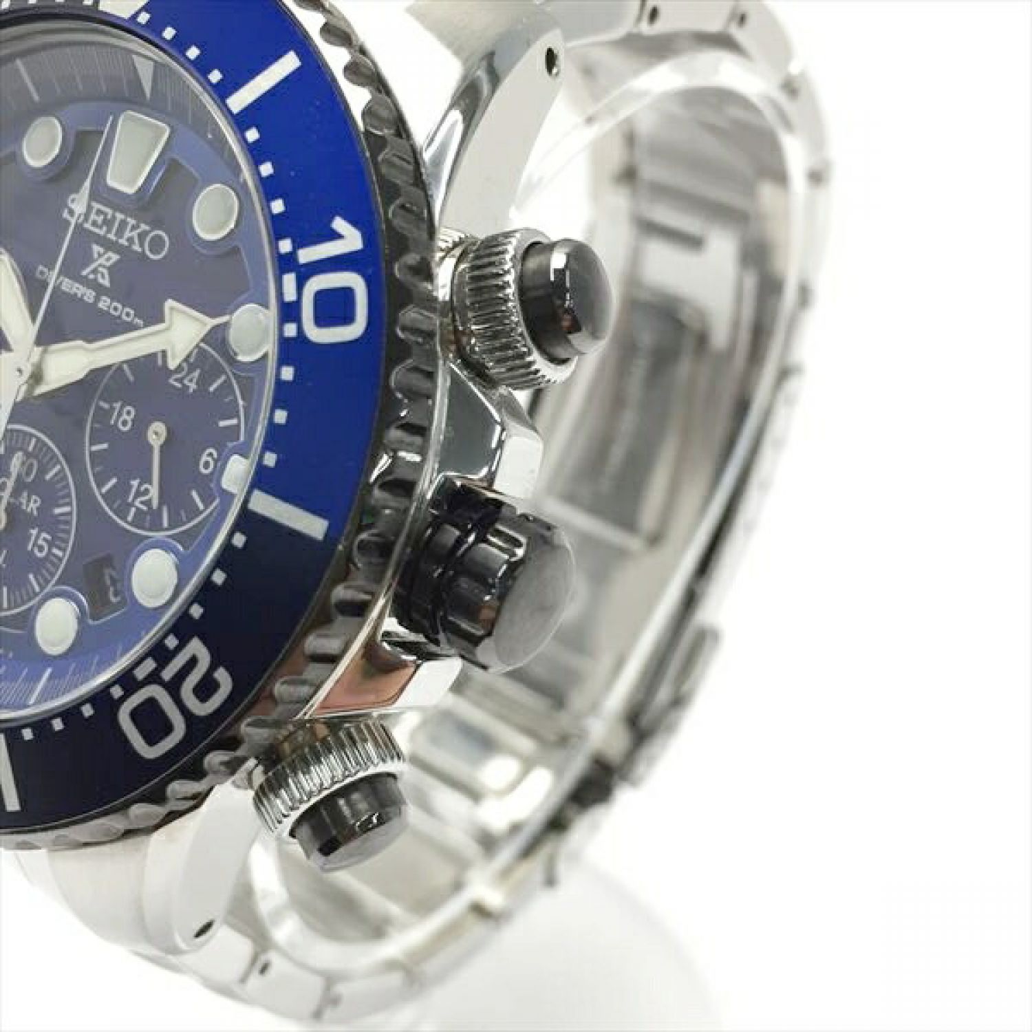 中古】 SEIKO セイコー プロスペックス ダイバースキューバ SSC675P1 ブルー ソーラー 腕時計 なんでもリサイクルビッグバン オンラインストア