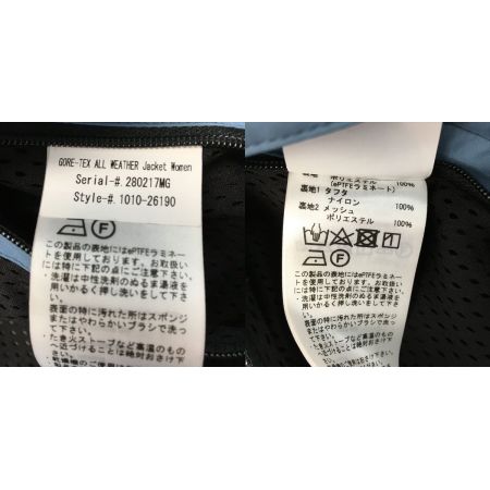  MAMMUT マムート マウンテンパーカー 1010-26190 サイズM タグ付き レディース 1010-26190 スカイブルー