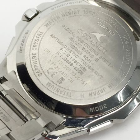 【中古】 CASIO カシオ オシアナス Bluetooth搭載 OCW-G2000