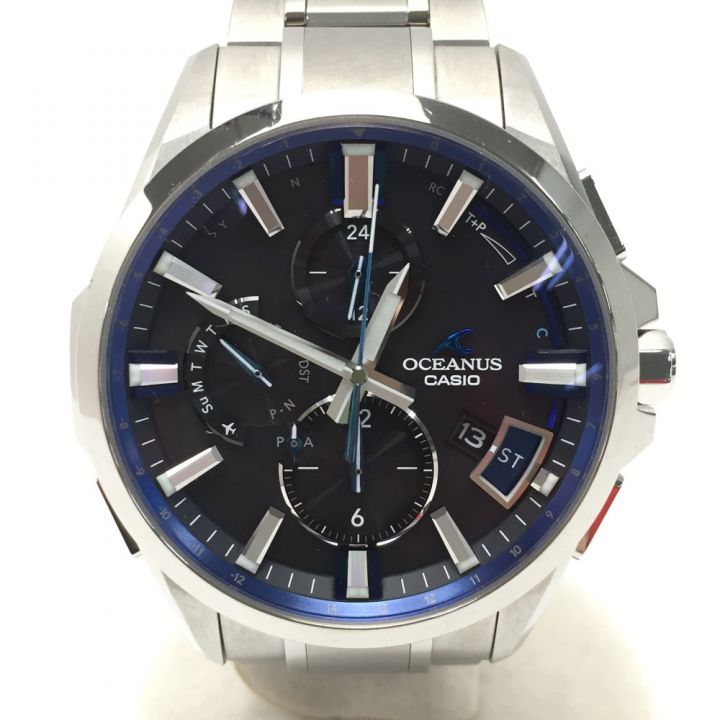 CASIO カシオ オシアナス Bluetooth搭載 OCW-G2000-1AJF ブラック GPS電波ソーラー メンズ 腕時計 OCEANUS ｜中古｜なんでもリサイクルビッグバン