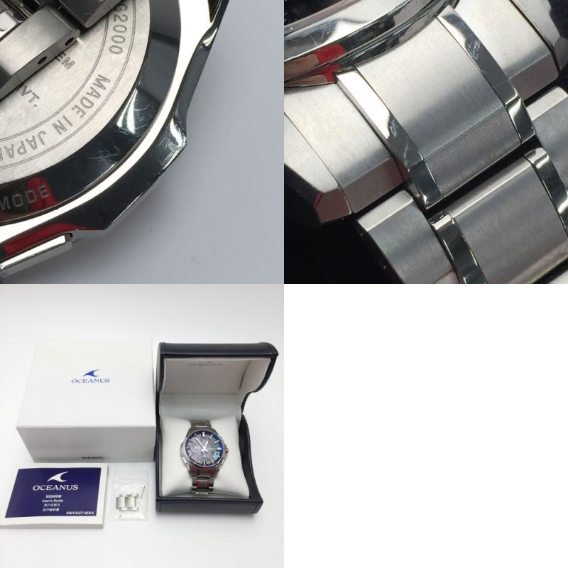 中古】 CASIO カシオ オシアナス Bluetooth搭載 OCW-G2000-1AJF