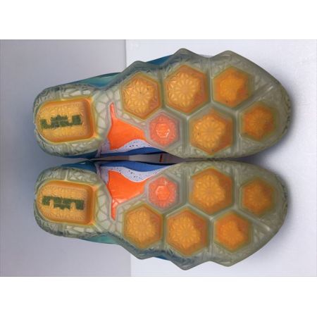  NIKE ナイキ レブロン 12《 エリート エレベートコレクション 》26.5cm  724559-488 スカイブルー×オレンジ