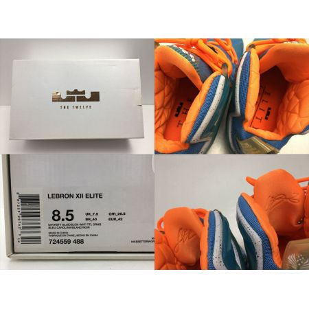  NIKE ナイキ レブロン 12《 エリート エレベートコレクション 》26.5cm  724559-488 スカイブルー×オレンジ