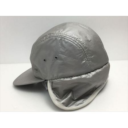  Supreme シュプリーム Cap 《 プリマロフト イヤーフラップ キャンプ キャップ 》SILVER / シルバー ライトグレー
