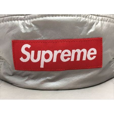  Supreme シュプリーム Cap 《 プリマロフト イヤーフラップ キャンプ キャップ 》SILVER / シルバー ライトグレー