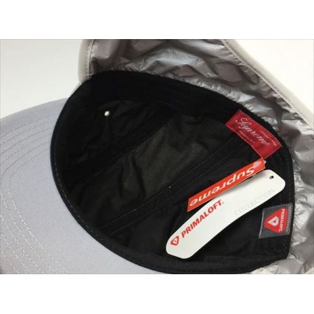  Supreme シュプリーム Cap 《 プリマロフト イヤーフラップ キャンプ キャップ 》SILVER / シルバー ライトグレー