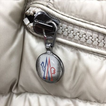  MONCLER モンクレール エルミンヌ ロングダウンコート サイズ0 レディース EN12934 シャンパンゴールド