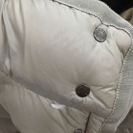  MONCLER モンクレール エルミンヌ ロングダウンコート サイズ0 レディース EN12934 シャンパンゴールド