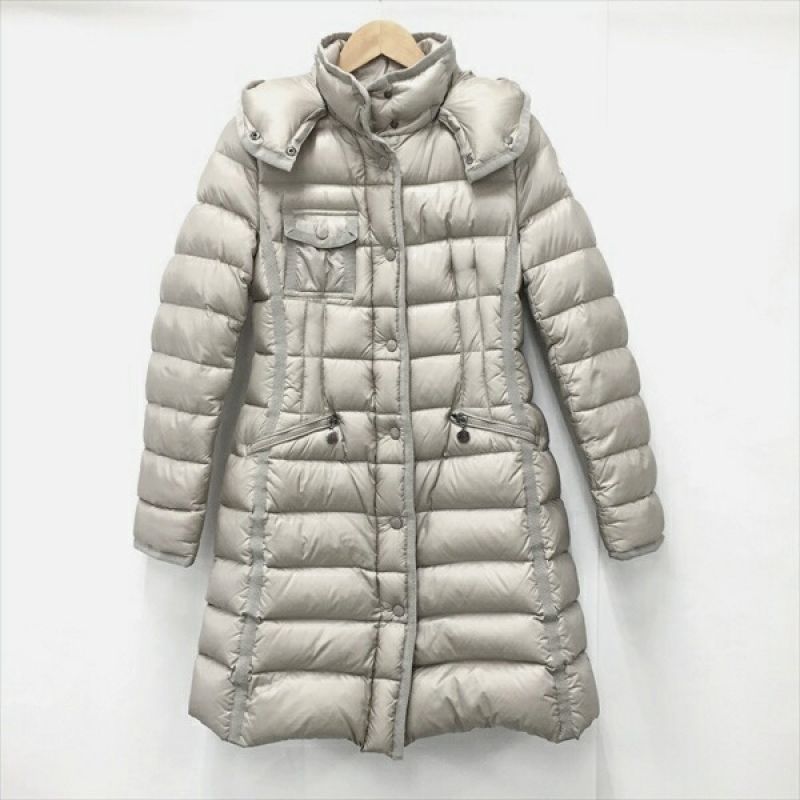 中古】 MONCLER モンクレール エルミンヌ ロングダウンコート サイズ0