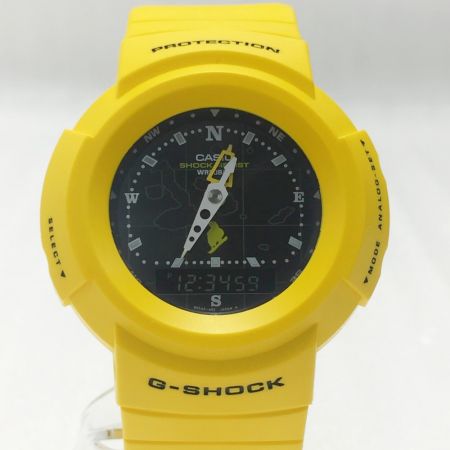  CASIO カシオ G-SHOCK ガラパゴス AW-500D-9E2T ブラック×イエロー クォーツ メンズ 腕時計 箱・取説有