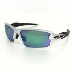 ☆☆ OAKLEY オークリー FLAK2.0 サングラス 偏光レンズ ユニセックス ケース付 OO9271-02 シルバー Bランク