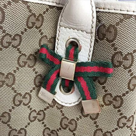 中古】 GUCCI グッチ プリンシー GGキャンバス シェリー トートバッグ