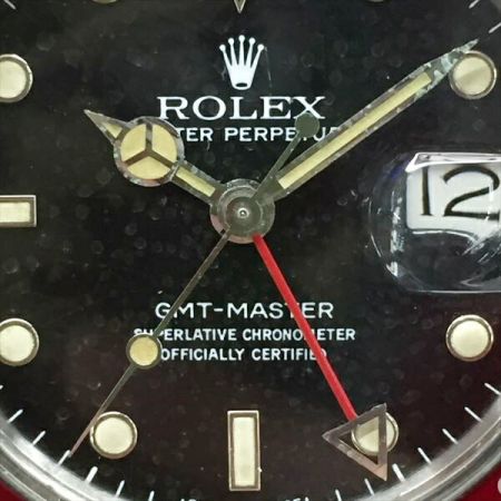  ROLEX ロレックス GMTマスター 赤青ベゼル 16750/8657572 自動巻き メンズ 腕時計 スパイダーダイヤル